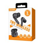 KAKUSIGA earphones με θήκη φόρτισης KSC-1116, True Wireless, 13mm, 40/320mAh, μαύρα - Image 4