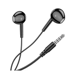 KAKUSIGA earphones με μικρόφωνο KSC-1301, 3.5mm σύνδεση, 14mm, 1.1m, μαύρα - Image 3