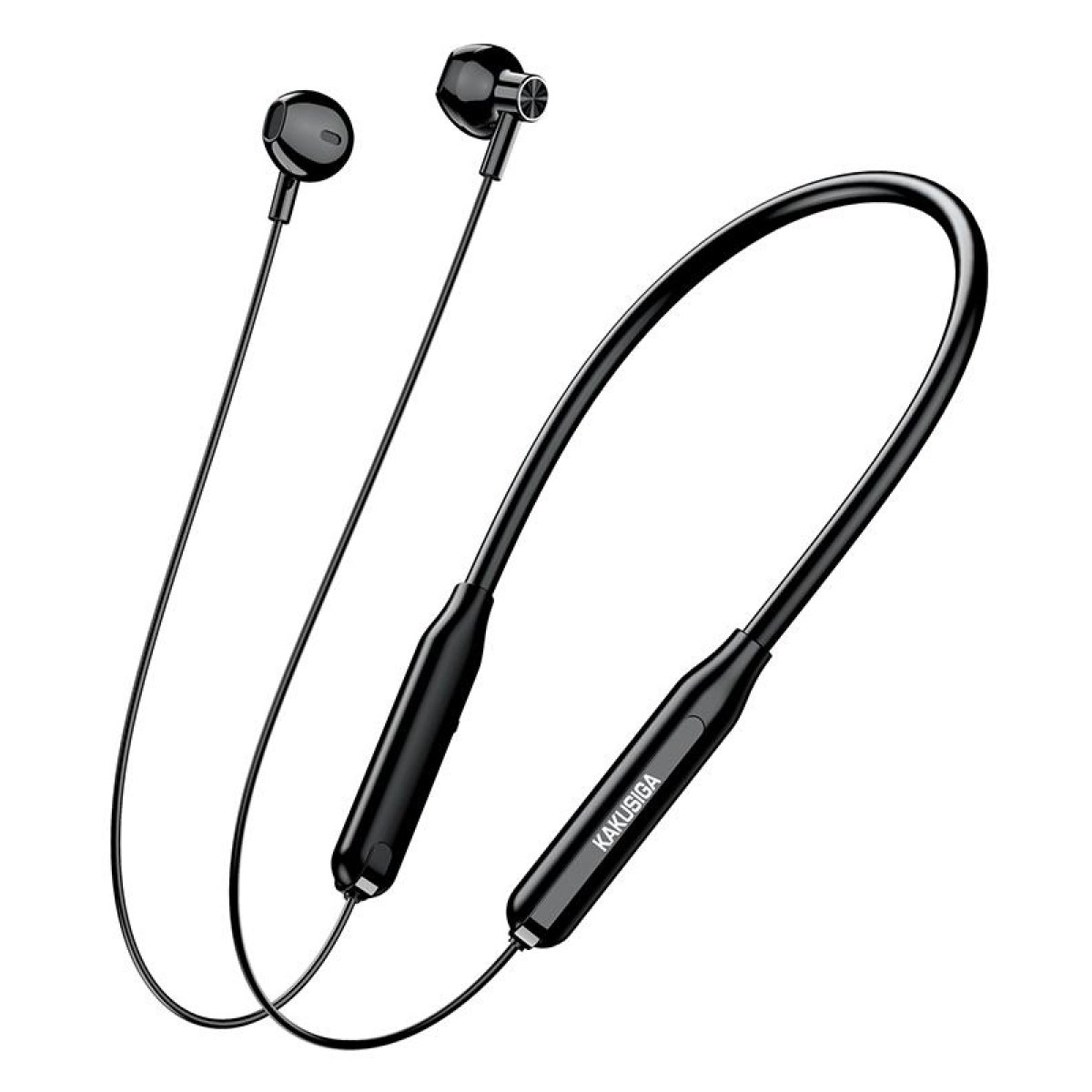 KSC-1472 KAKUSIGA earphones KSC-1472 με μαγνήτη, Bluetooth, 10mm, 130mAh, μαύρα - Image 1