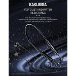 KAKUSIGA earphones KSC-1472 με μαγνήτη, Bluetooth, 10mm, 130mAh, μαύρα - Image 4
