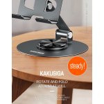 KAKUSIGA επιτραπέζια βάση smartphone KSC-1598, foldable, μαύρη - Image 3