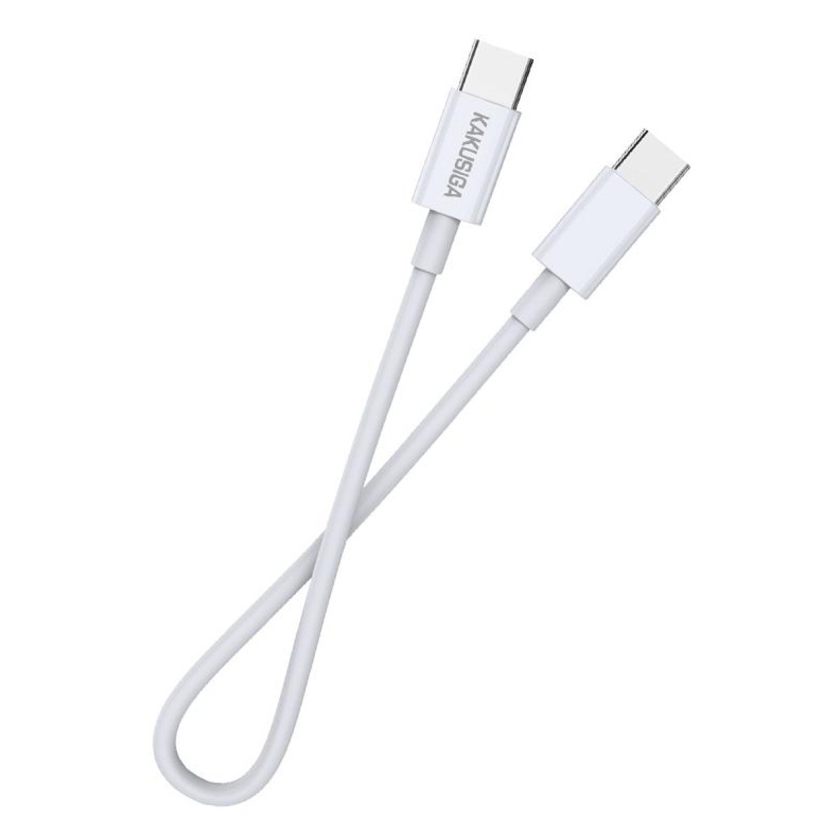 KAKUSIGA καλώδιο USB-C σε USB-C KSC-653, 100W, 480Mbps, 25cm, λευκό - Image 3