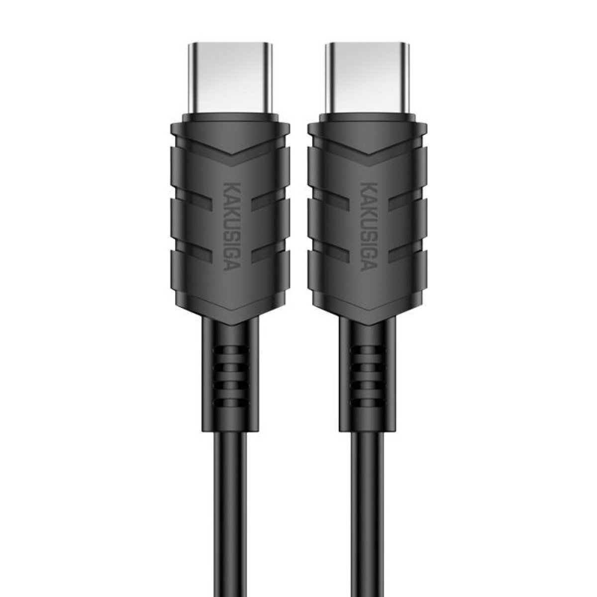 KAKUSIGA καλώδιο USB-C σε USB-C KSC-710, 60W, 480Mbps, 1.2m, μαύρο - Image 1