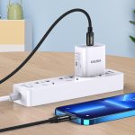 KAKUSIGA καλώδιο Lightning σε USB-C KSC-970, 27W, 480Mbps, 1m, μαύρο - Image 2