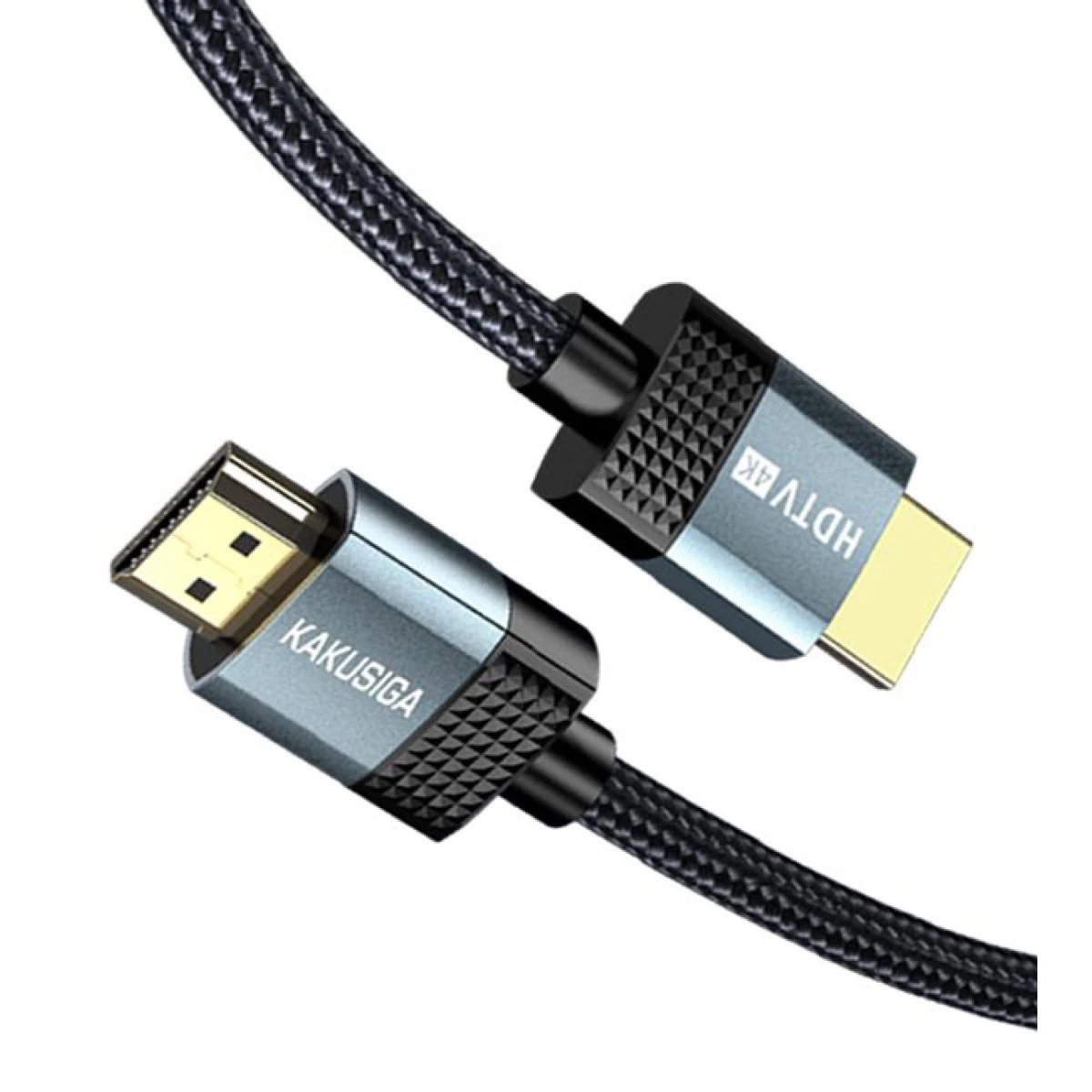 KAKUSIGA καλώδιο HDMI KSC-983, 4K/60Hz, 18Gbps, 2m, μαύρο - Image 1