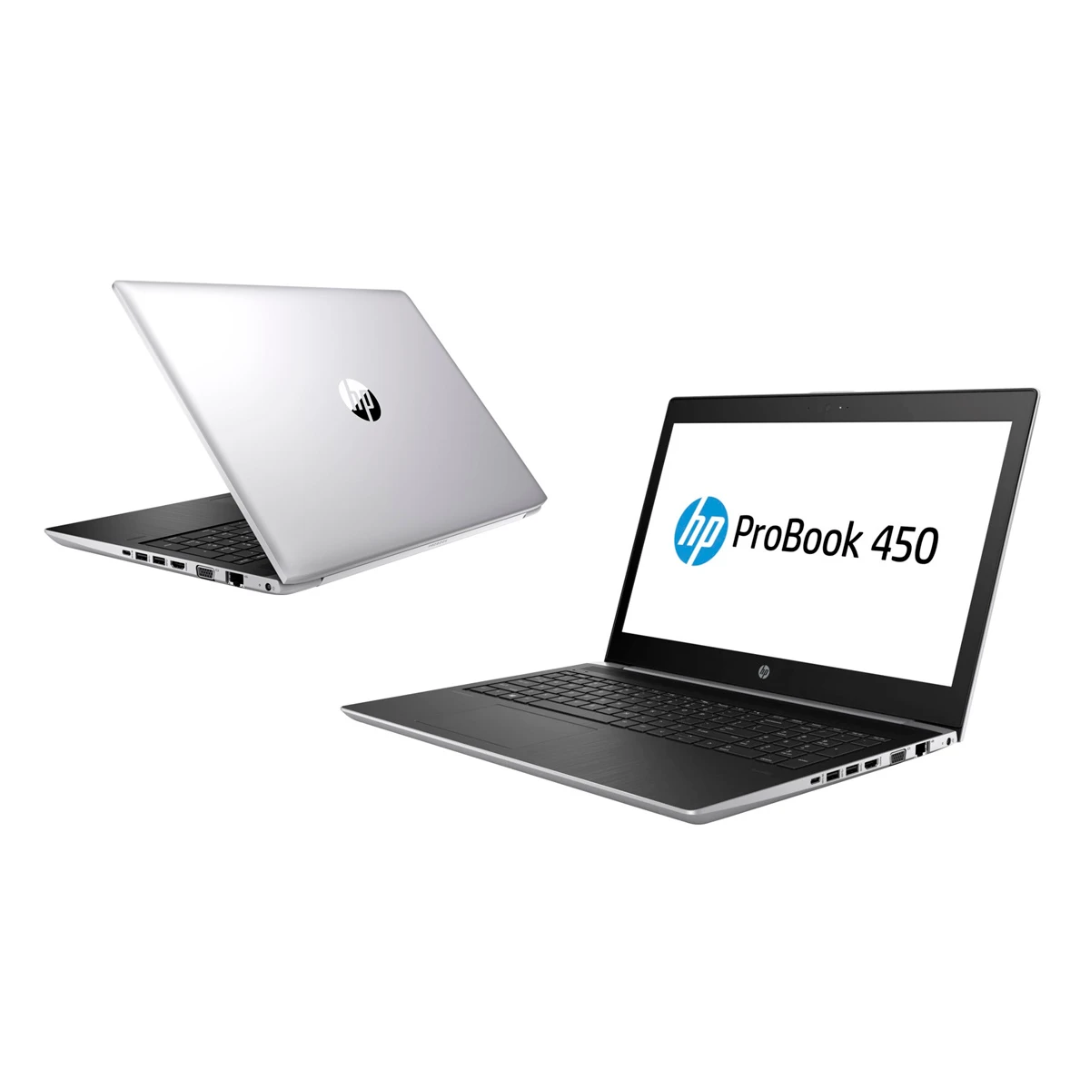 HP Laptop ProBook 450 G5, Refurbished Grade B, i5-8250U, 8/128GB M.2, 15.6", Cam, UHD Graphics 620, FreeDOS - Image 1