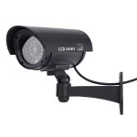 LTC ψεύτικη κάμερα CCTV LXKAM08 με LED, μαύρη