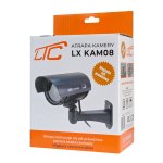LTC ψεύτικη κάμερα CCTV LXKAM08 με LED, μαύρη - Image 4