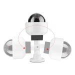 Ψεύτικη κάμερα CCTV LXKAM15 με LED, ηλιακή, λευκή - Image 3