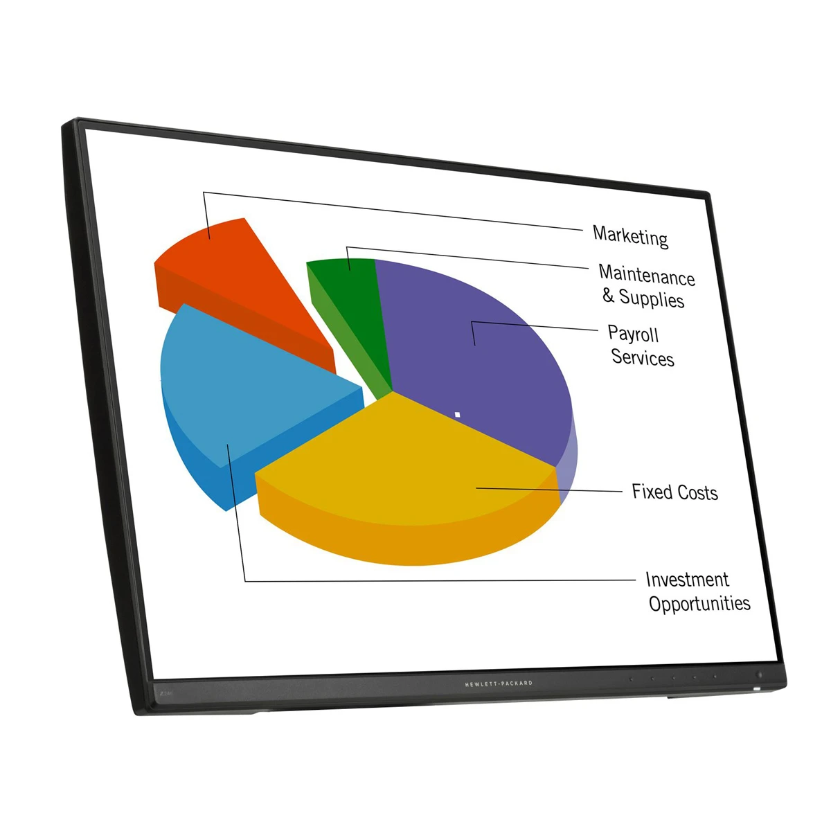 HP used οθόνη Z24N IPS-LED, 24" 1920x1200, DVI/HDMI/DisplayPort, χωρίς βάση, Grade A - Image 1