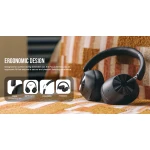 ONEODIO headphones Focus A5, ενσύρματα & ασύρματα, Hybrid ANC, 40mm, 600mAh, μαύρο - Image 8