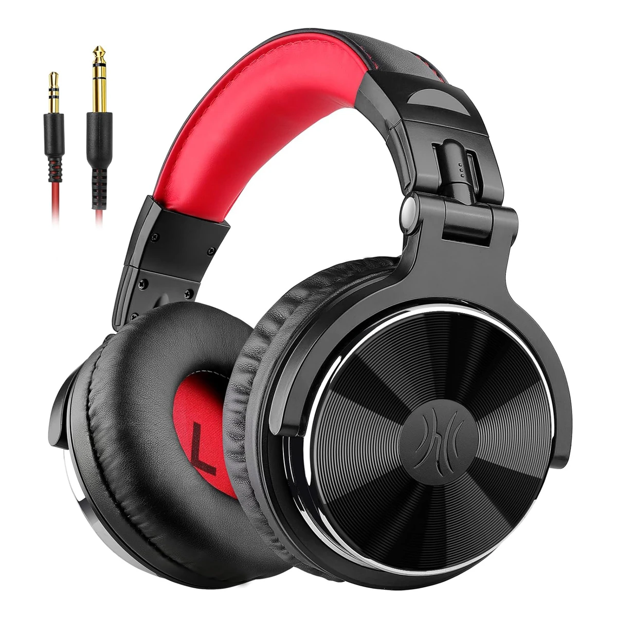ONEODIO headset Studio Pro 10, 6.35mm & 3.5mm σύνδεση, Hi-Res, 50mm, μαύρο/κόκκινο - Image 1
