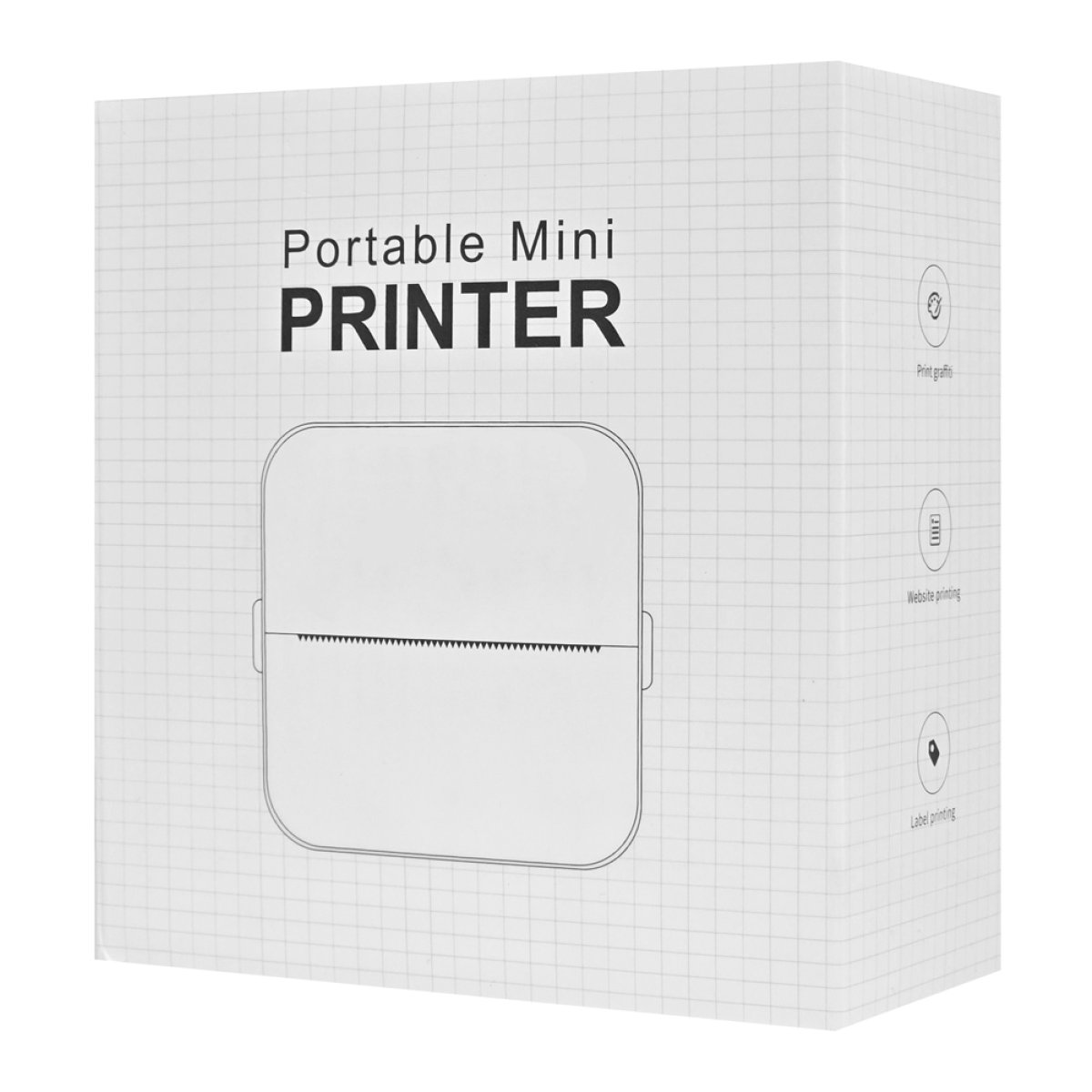 PT-1420-11 POWERTECH smart θερμικός εκτυπωτής φωτογραφιών & σχεδίων PT-1420, 200dpi, Bluetooth, λευκός - Image 4