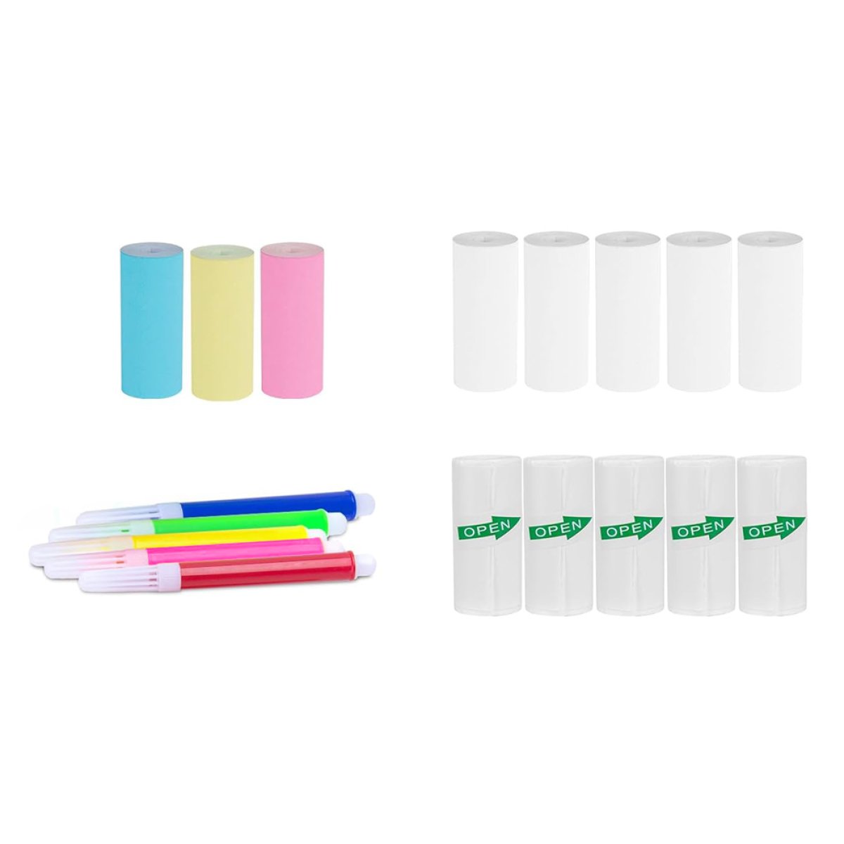 POWERTECH σετ ανταλλακτικών χαρτιών εκτύπωσης PT-1421 για θερμικό εκτυπωτή PT-1420, 13τμχ - Image 1