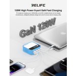 RELIFE σταθμός φόρτισης Q2, 4x USB-C & 4x USB, 120W, GaN, μπλε - Image 2