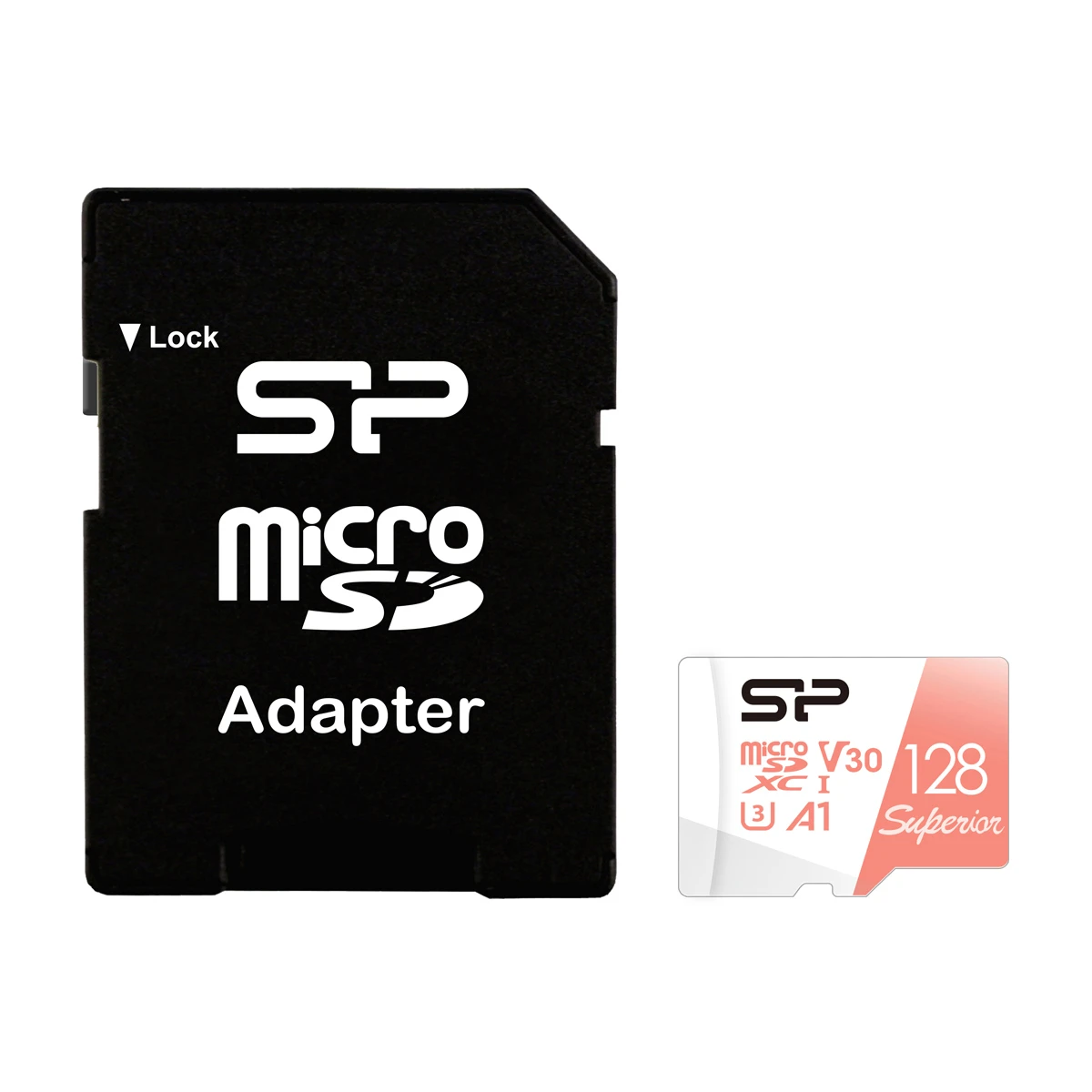 SILICON POWER κάρτα μνήμης microSDXC Superior, 128GB, C10 UHS-I U3 A1 V30 - Image 1