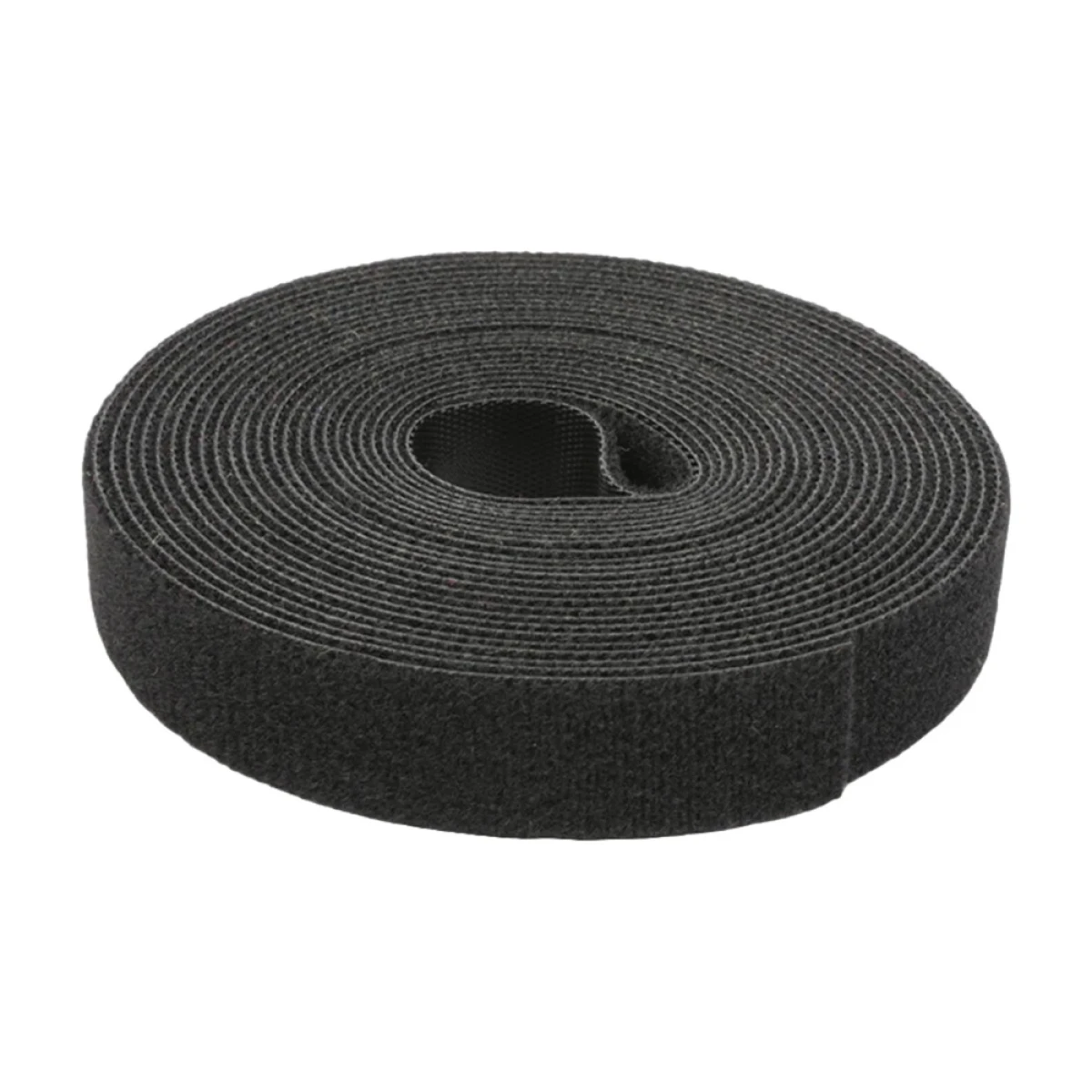 Ταινία τύπου velcro AG736C, 10mm, 3m, μαύρη - Image 1