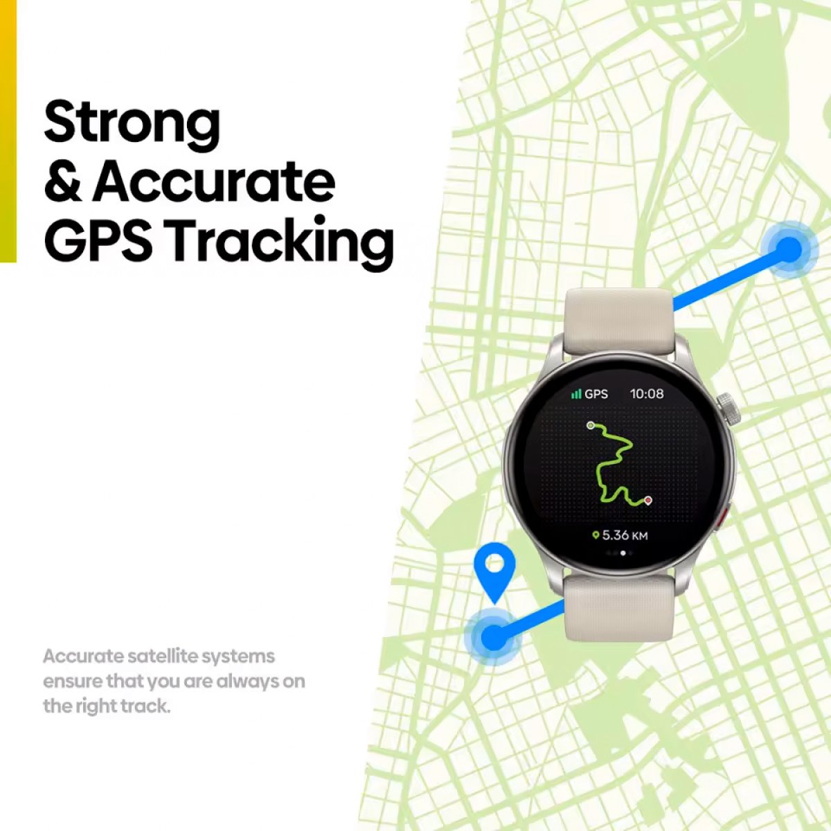 ZEBLAZE smartwatch Btalk 3 GPS, heart rate, 1.43" AMOLED, GPS, 3 ATM, γκρι - Image 3