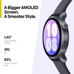 ZEBLAZE smartwatch Btalk 3 GPS, heart rate, 1.43" AMOLED, GPS, 3 ATM, γκρι - Image 4