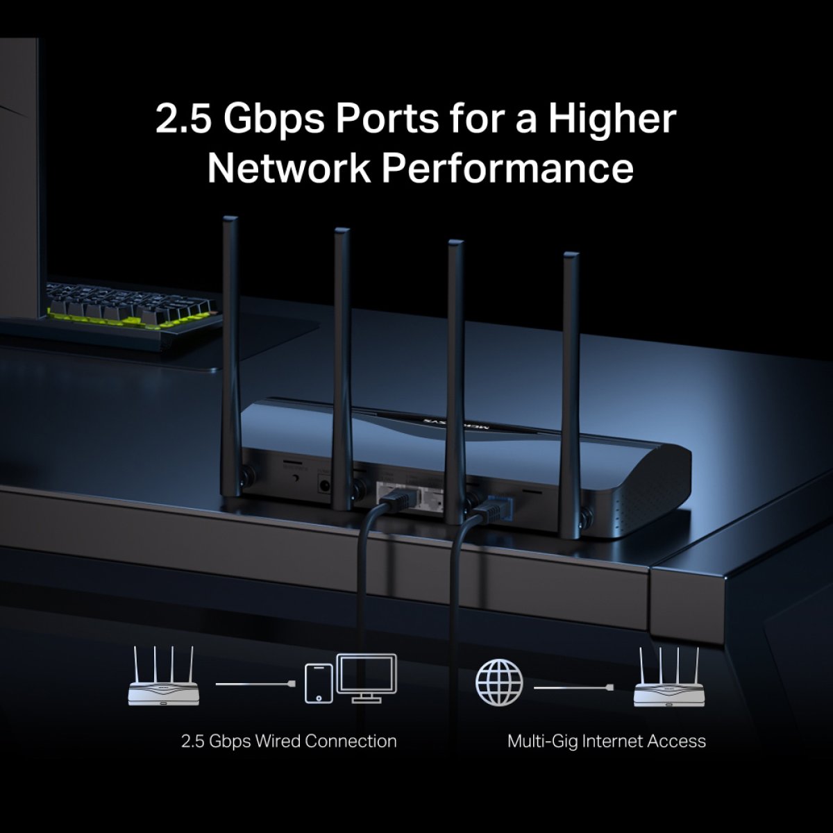 MERCUSYS router MR27BE, WiFi 7, 3.6Gbps BE3600, EasyMesh, Ver 1.20 - Image 7