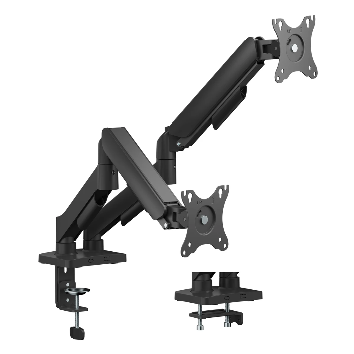 POWERTECH βάση γραφείου για 2x οθόνες PT-1425, 17-32", έως 9kg - Image 1