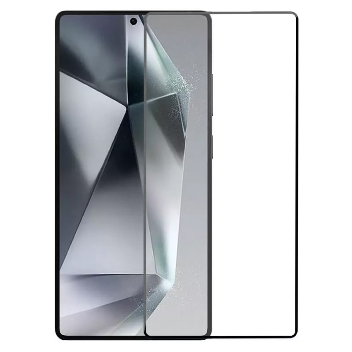 TGC-0734 POWERTECH tempered glass 5D TGC-0734 για Samsung Galaxy S25 Ultra, fingerprint glue - Image 1