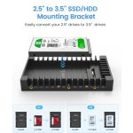 ORICO tray 3.5" για 2.5" HDD/SSD 1125SS-V1, 6Gbps, μαύρο - Image 2