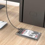 ORICO θήκη για 2.5" SATA HDD/SSD 2139C3, 5Gbps, διάφανη - Image 2