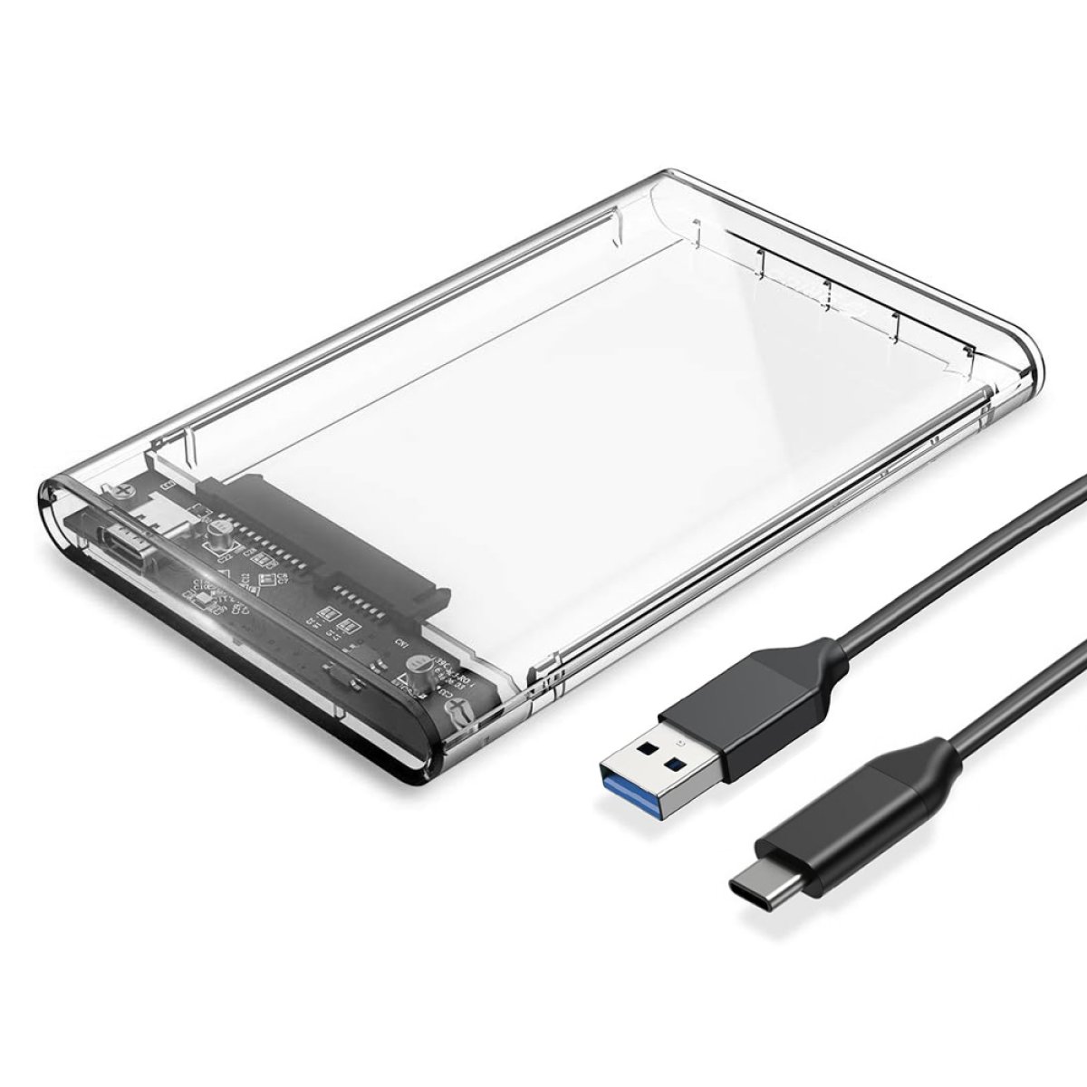 ORICO θήκη για 2.5" SATA HDD/SSD 2139C3, 5Gbps, διάφανη - Image 1