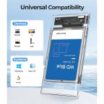 ORICO θήκη για 2.5" SATA HDD/SSD 2139U3, 5Gbps, διάφανη - Image 6