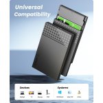 ORICO θήκη για 2.5" SATA HDD/SSD 2526U3-V1, 5Gbps, μαύρη - Image 4