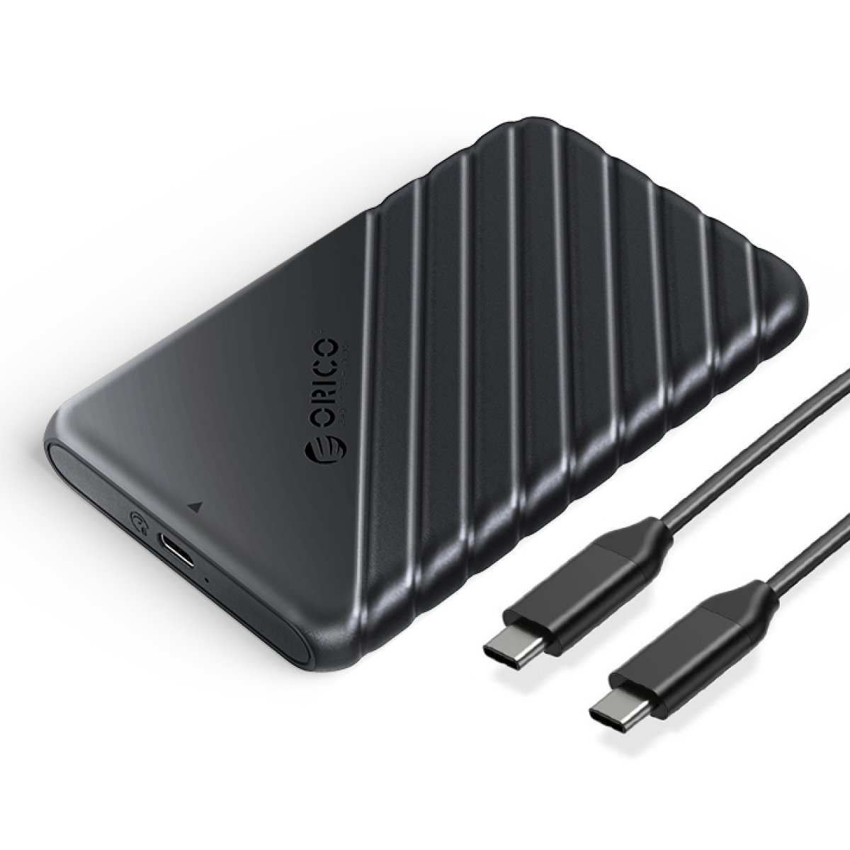 ORICO θήκη για 2.5" SATA HDD/SSD 25PW1C-C3, 5Gbps, μαύρη - Image 1