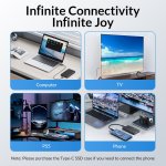 ORICO θήκη για 2.5" SATA HDD/SSD 25PW1C-C3, 5Gbps, μαύρη - Image 5