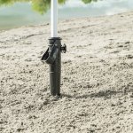 PROPLUS βάση ομπρέλας παραλίας 360819, κοντάρι διαμέτρου 25-36mm, μαύρη - Image 2