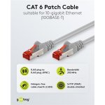 GOOBAY καλώδιο δικτύου 50886, CAT 6 S/FTP, copper, 250MHz, 1m, γκρι - Image 2