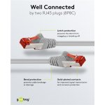 GOOBAY καλώδιο δικτύου 50886, CAT 6 S/FTP, copper, 250MHz, 1m, γκρι - Image 3