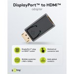 GOOBAY αντάπτορας DisplayPort σε HDMI 51719, 1920x1200p, μαύρος - Image 3