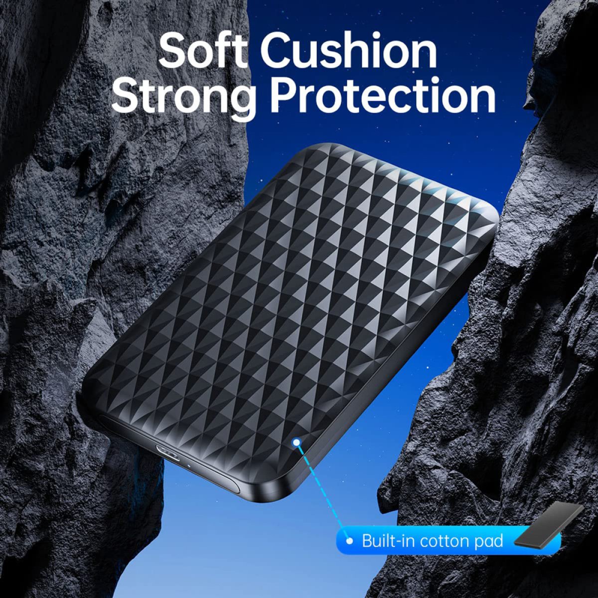 ORICO θήκη για 2.5" SATA HDD/SSD 2520U3-V1, 5Gbps, μαύρη - Image 4