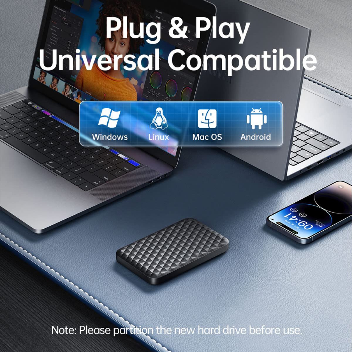 ORICO θήκη για 2.5" SATA HDD/SSD 2520U3-V1, 5Gbps, μαύρη - Image 5