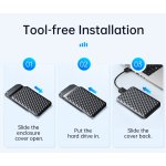 ORICO θήκη για 2.5" SATA HDD/SSD 2520U3-V1, 5Gbps, μαύρη - Image 6