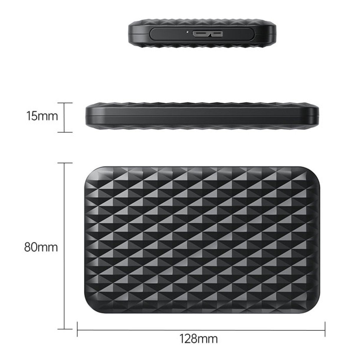 ORICO θήκη για 2.5" SATA HDD/SSD 2520U3-V1, 5Gbps, μαύρη - Image 7