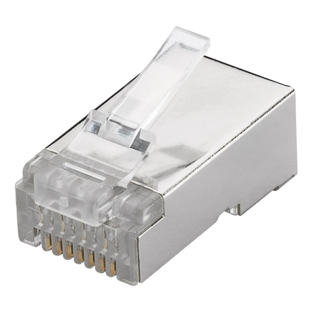 GOOBAY βύσμα RJ45 93829, CAT 6 STP, μεταλλικό, 10τμχ - Image 1