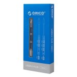 ORICO USB hub AH-A13, 4x θυρών, USB 3.0, 5Gbps, USB σύνδεση, γκρι - Image 4