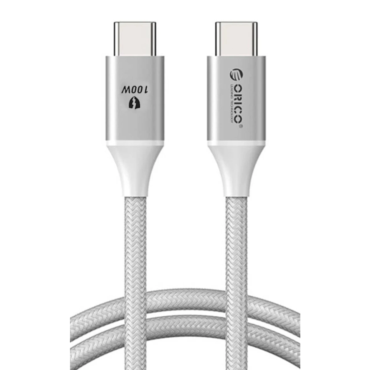 ORICO καλώδιο USB-C CDX-100CC, 100W, 480Mbps, 1m, λευκό - Image 1