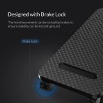 ORICO βάση PC CPB1 με ροδάκια, universal, μαύρη - Image 3