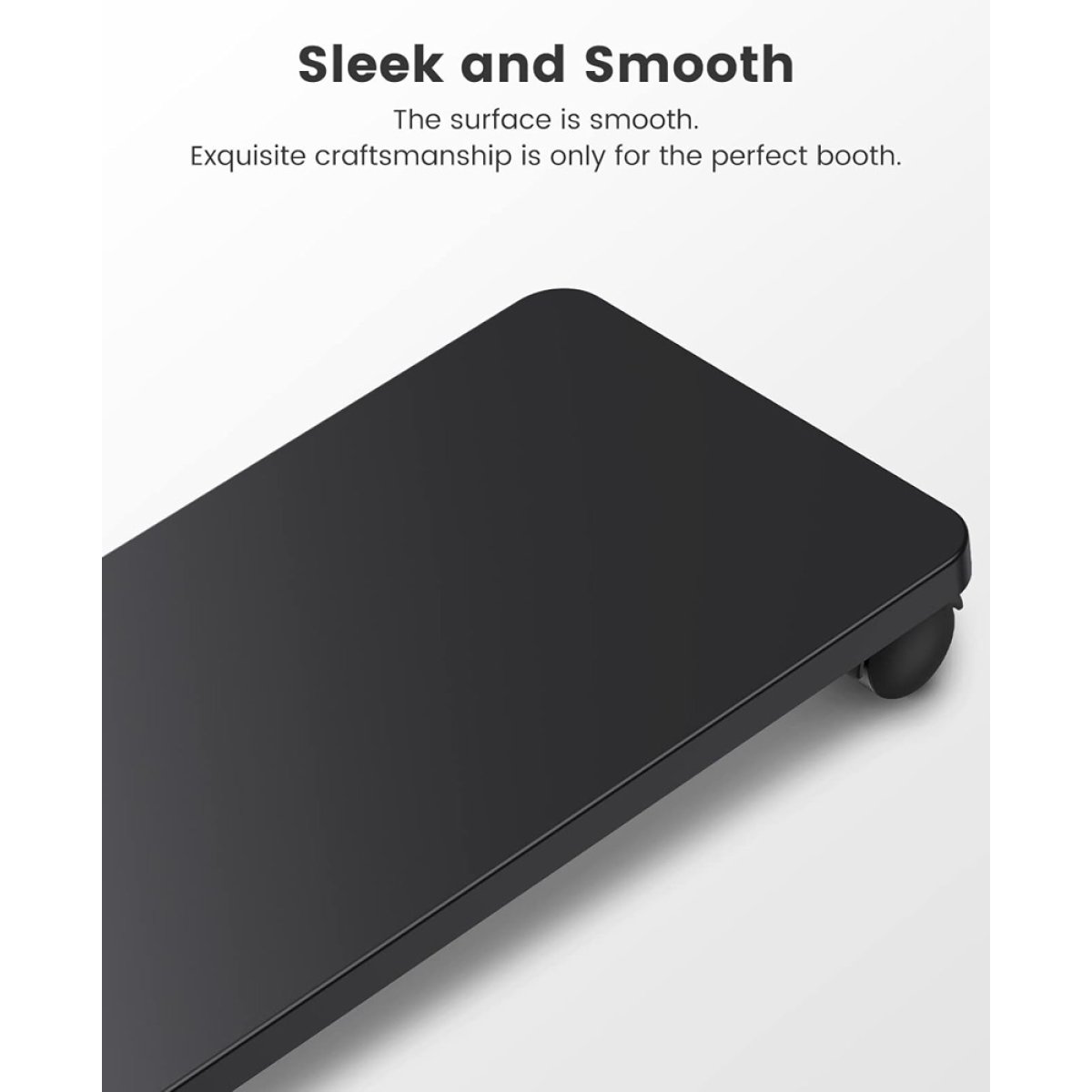 ORICO βάση PC CPB6 με ροδάκια, universal, 41x21.3cm, μεταλλική, μαύρη - Image 4