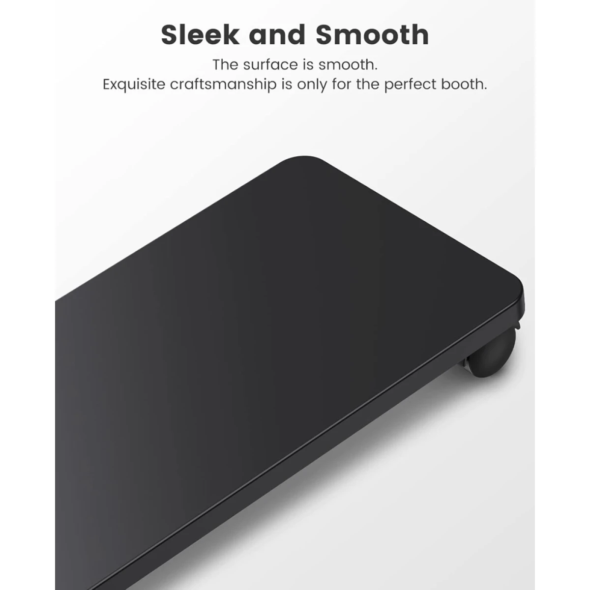 ORICO βάση PC CPB6 με ροδάκια, universal, 41x21.3cm, μεταλλική, μαύρη - Image 4