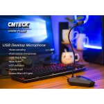 CMTECK επιτραπέζιο μικρόφωνο G006Plus με εύκαμπτο βραχίονα, omnidirectional, USB, μαύρο - Image 2