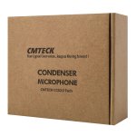 CMTECK επιτραπέζιο μικρόφωνο G006Plus με εύκαμπτο βραχίονα, omnidirectional, USB, μαύρο - Image 6