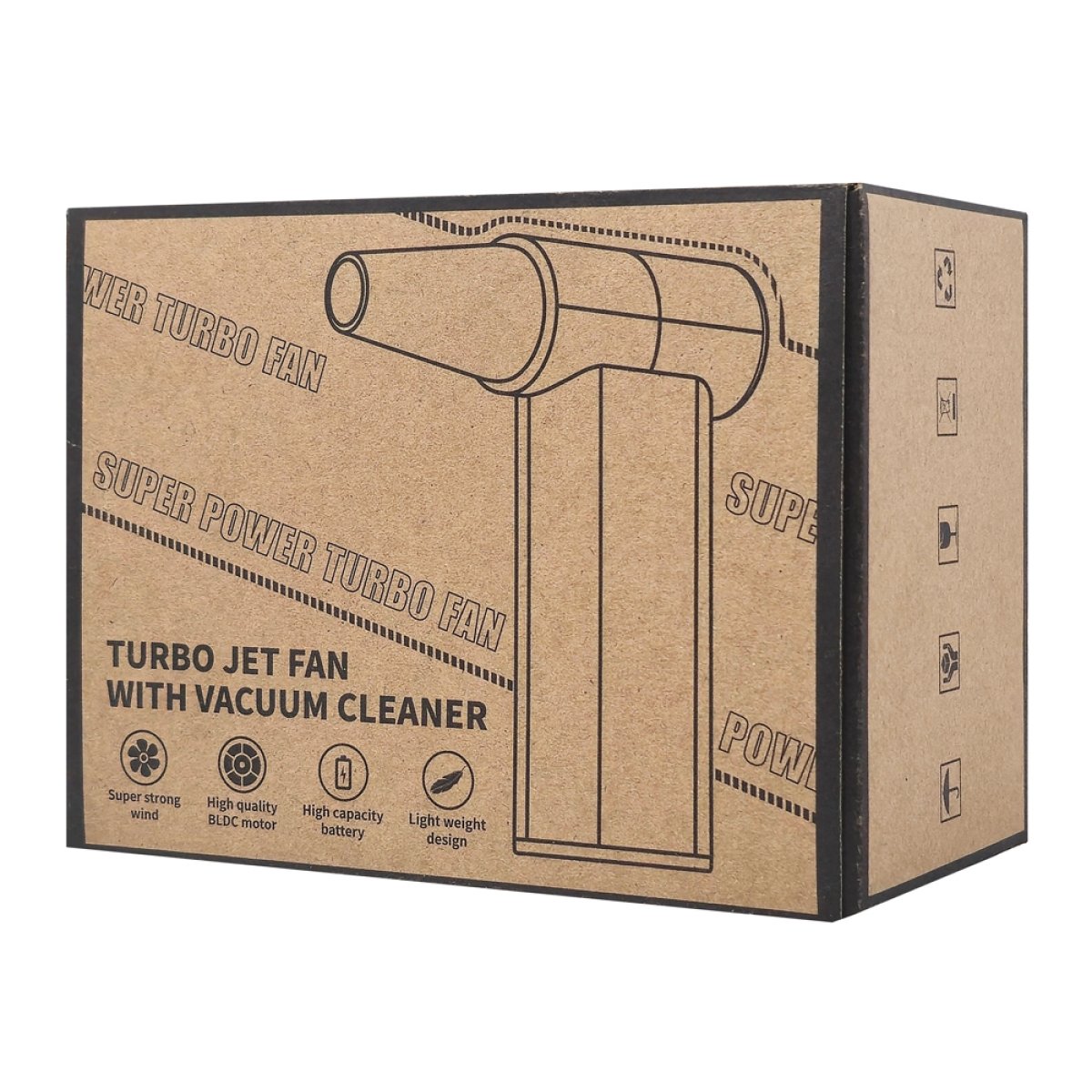 KNZ-AD51-9 KINZIR 2 σε 1 σκουπάκι χειρός & air duster AD51, 180W, 4000mAh, μαύρο - Image 10